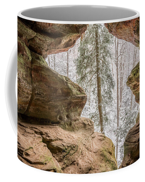 Snow Coffee Mug featuring the photograph Window to Winter by Arthur Oleary