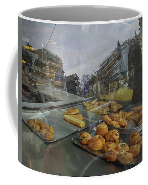 Reflections Coffee Mug featuring the photograph Window view by M Kathleen Warren