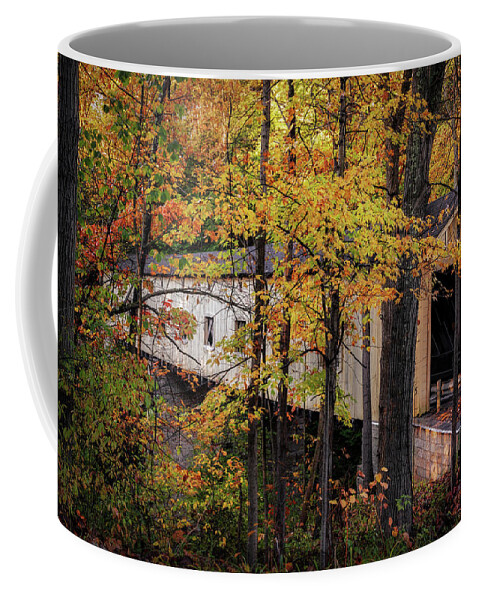 Bridges Coffee Mug featuring the photograph Windsor Covered Bridge by Dale Kincaid