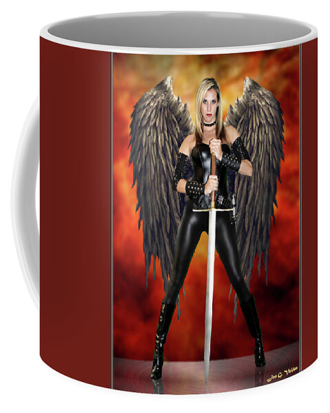 Winged Coffee Mug featuring the photograph Winged Avatar by Jon Volden