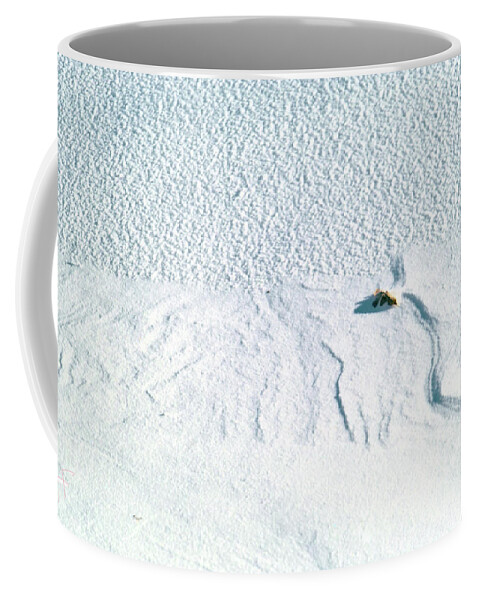 Snow Coffee Mug featuring the photograph Winter Abstract III by Theresa Fairchild