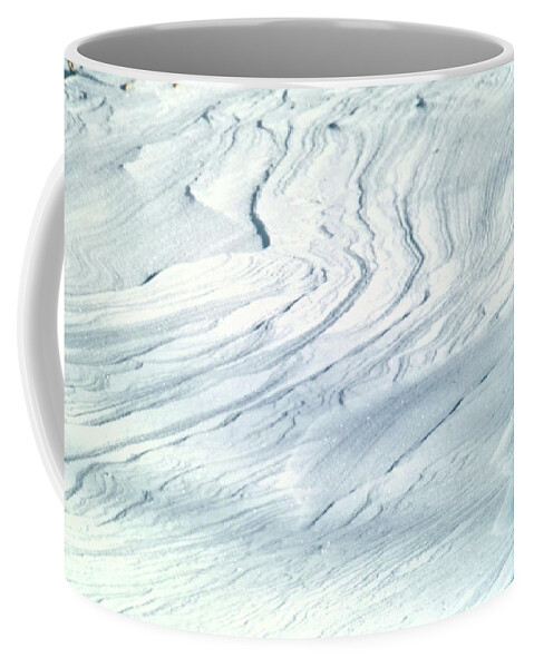 Ice Coffee Mug featuring the photograph Winter Abstract IX by Theresa Fairchild