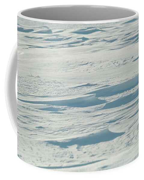 Snow Coffee Mug featuring the photograph Winter Abstract VI by Theresa Fairchild