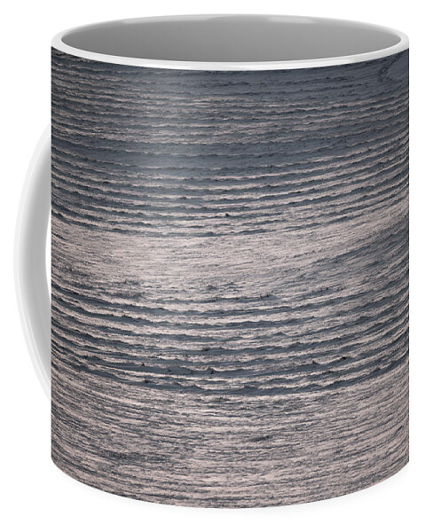 Abstract Coffee Mug featuring the photograph Winter Field Abstract by Karen Rispin
