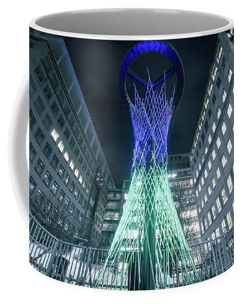Lights Coffee Mug featuring the photograph Winter lights by Andrew Lalchan