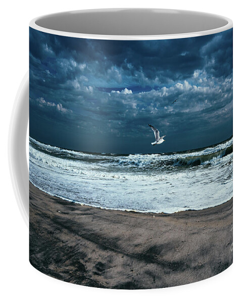 2019 Coffee Mug featuring the photograph Winter Ocean by Stef Ko