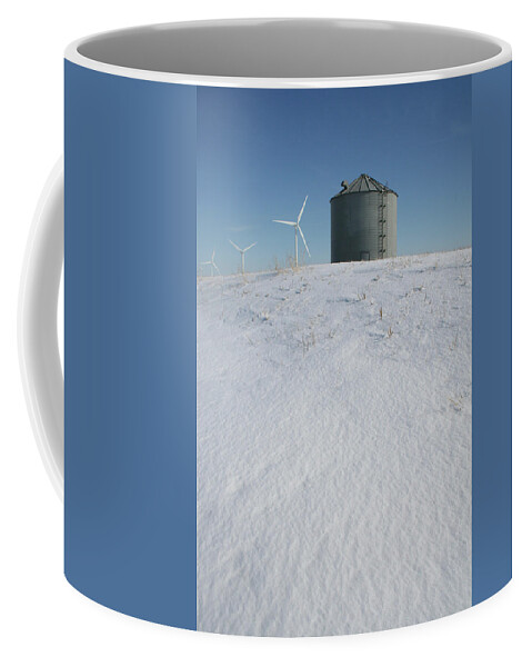 Winter Storage And Spin Coffee Mug featuring the photograph Winter Storage and Spin by Dylan Punke