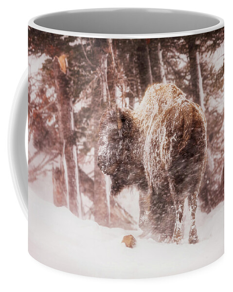 Buffalo Coffee Mug featuring the photograph Winter Storm Buffalo by Craig J Satterlee