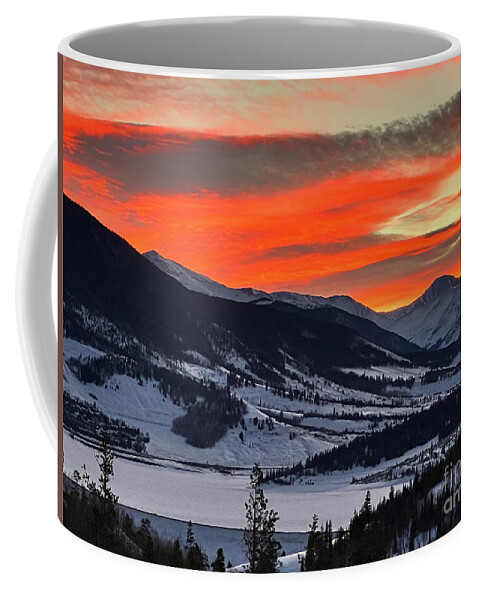 Winter Coffee Mug featuring the photograph Winter Sunrise by Paula Guttilla
