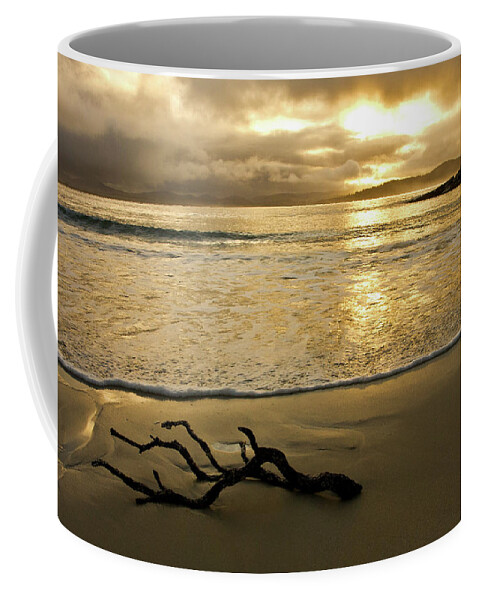 Donegal Coffee Mug featuring the photograph Winter Sunset - Downings, Donegal by John Soffe
