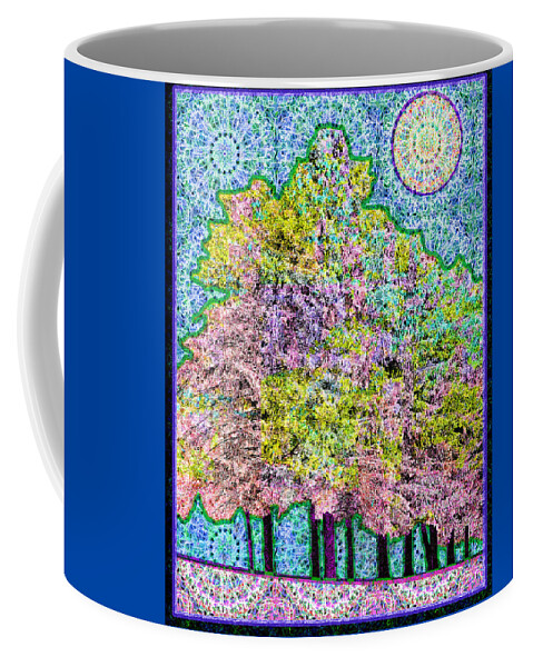 Winter Coffee Mug featuring the digital art Winter Trees by Rod Whyte