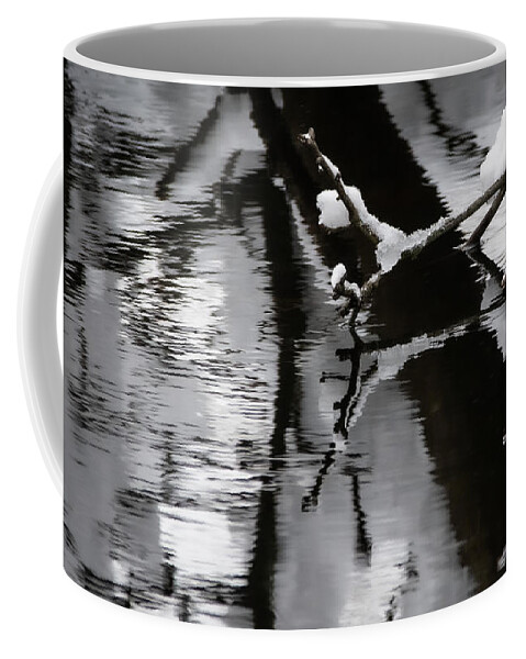 Water Coffee Mug featuring the photograph Winter White by Linda Bonaccorsi