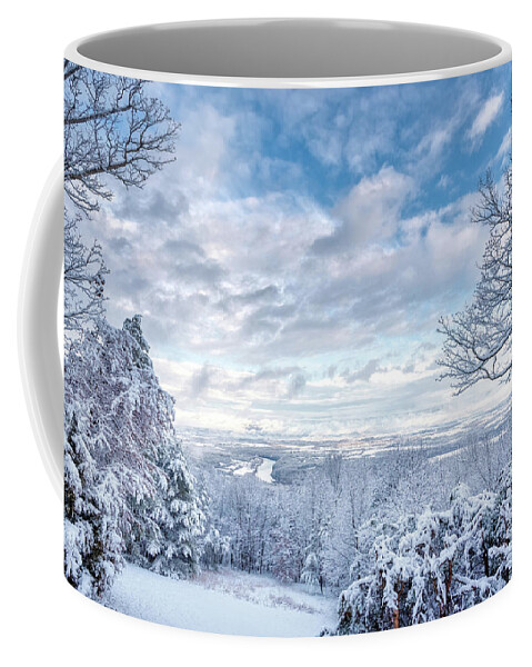 Snow Coffee Mug featuring the photograph Winter Wonderland by Lara Ellis