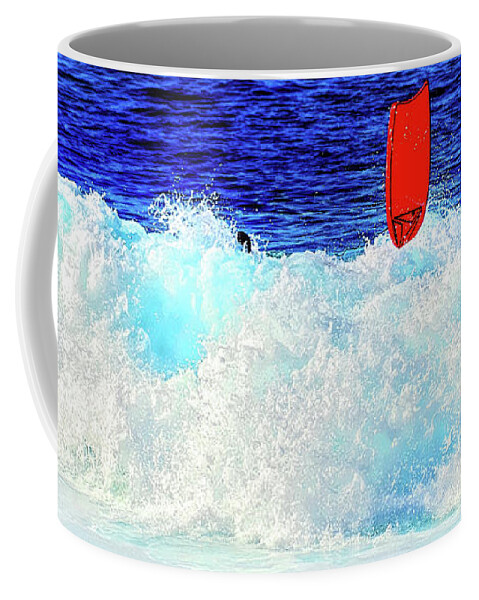  Water Coffee Mug featuring the photograph Wipe Out by David Lawson