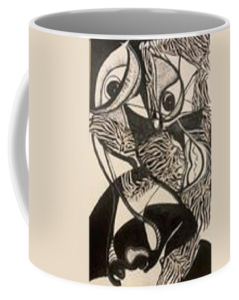 Vision Coffee Mug featuring the painting Wisomi by Cheery Stewart Josephs