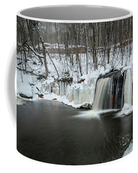 Creek Coffee Mug featuring the photograph Wolf Creek Falls in Winter by Kevin Argue