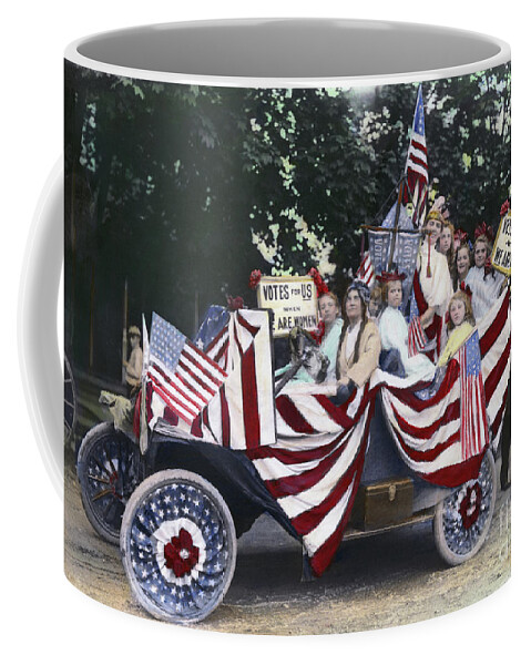 1920 Coffee Mug featuring the photograph Women's Suffrage, 1920 by Granger