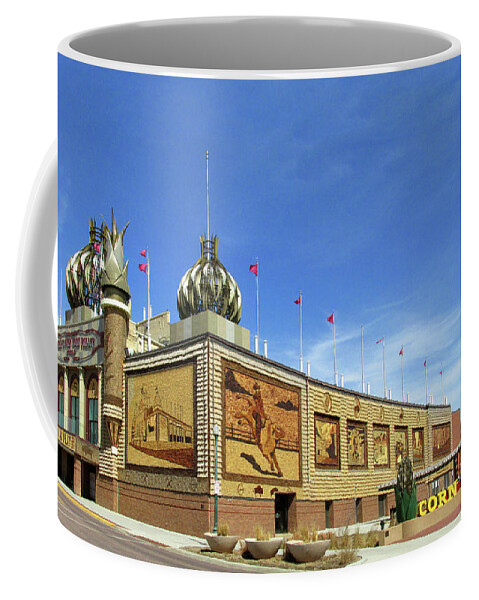 Corn Coffee Mug featuring the photograph Worlds Only Corn Palace 2020-2021 by Richard Stedman