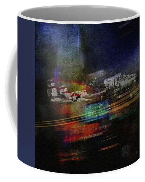 Wwii Bomber Coffee Mug featuring the digital art WWII Bomber by Krista Droop