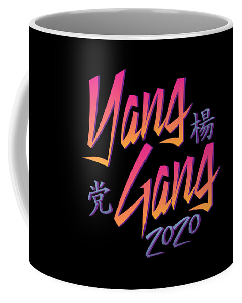 Democrat Coffee Mug featuring the digital art Yang Gang 2020 by Flippin Sweet Gear