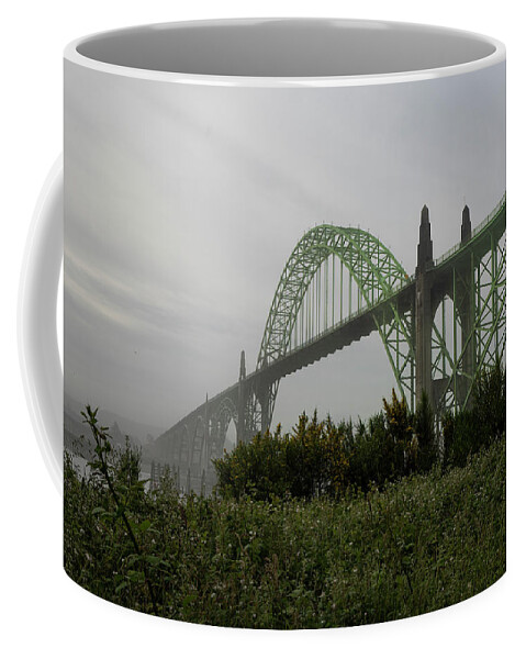  Coffee Mug featuring the photograph Yaquina Bay Bridge 0520 by Bill Posner