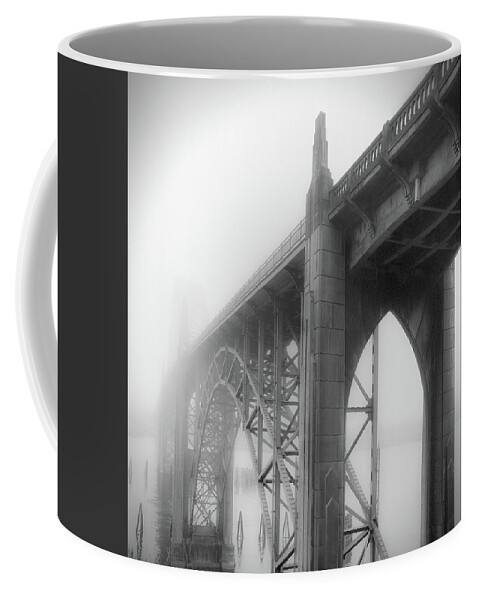Yaquina Coffee Mug featuring the photograph Yaquina Bay Bridge, Newport, OR by Mike Bergen