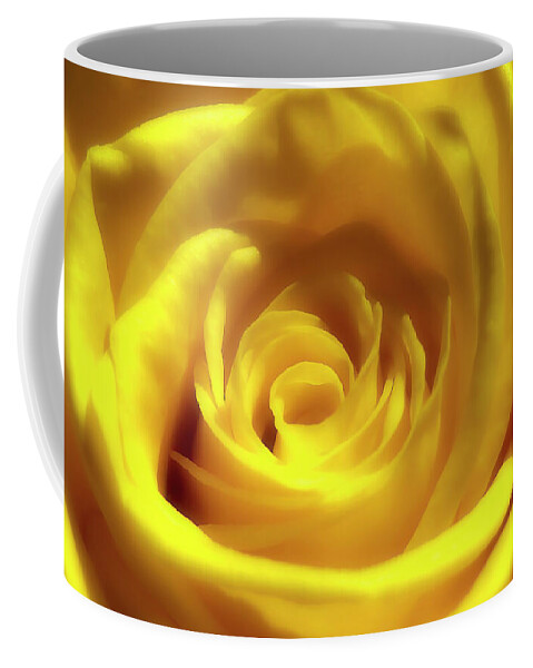Rose Coffee Mug featuring the photograph Yellow Dream 2 by Johanna Hurmerinta