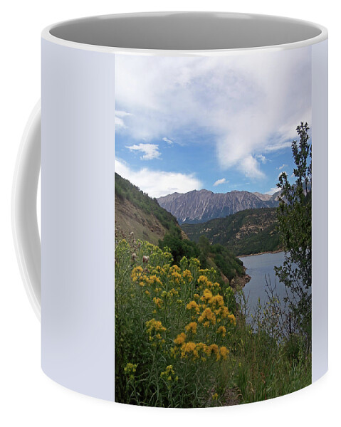 Usa Coffee Mug featuring the photograph Yellow Flowers by Jennifer Robin