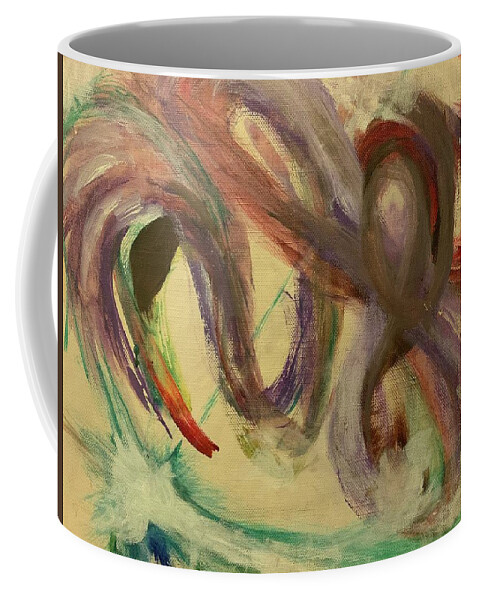 Yes Coffee Mug featuring the painting YES bird by Gary Wohlman