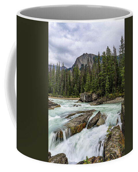 Kicking Horse River Coffee Mug featuring the photograph Yoho National Park Natural Bridge by Dan Sproul
