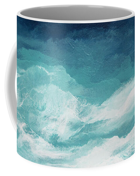 Water Coffee Mug featuring the painting You Will Not Fear by Linda Bailey