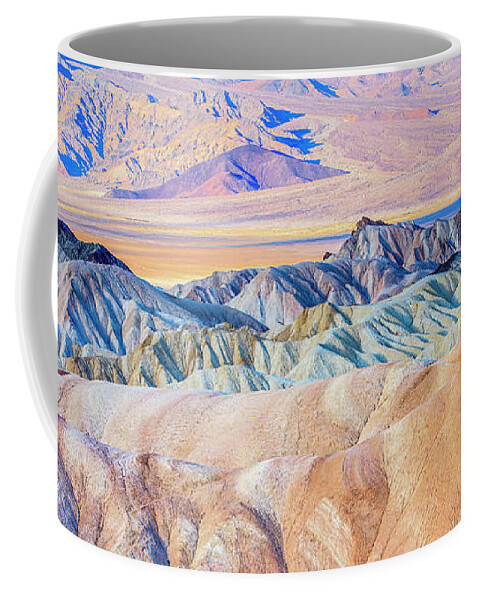 Death Valley National Park Coffee Mug featuring the photograph Zabriskie by Marla Brown