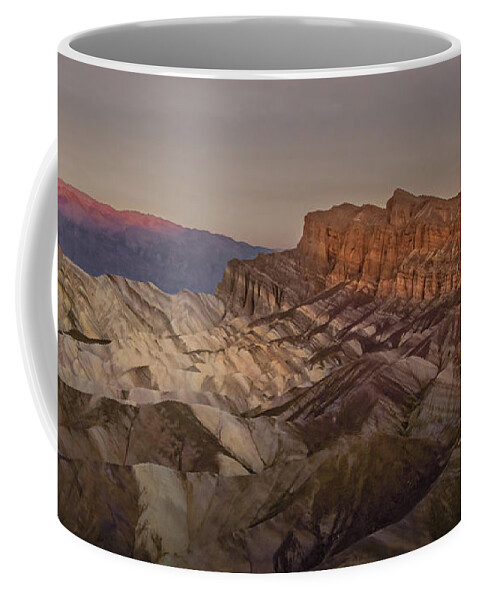 Death Valley Sunrise Coffee Mug featuring the photograph Zabriskie Sunrise by Rebecca Herranen