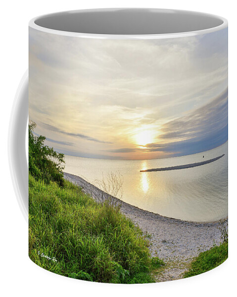 Howard Coffee Mug featuring the photograph Zen Sunset by Christopher Rice