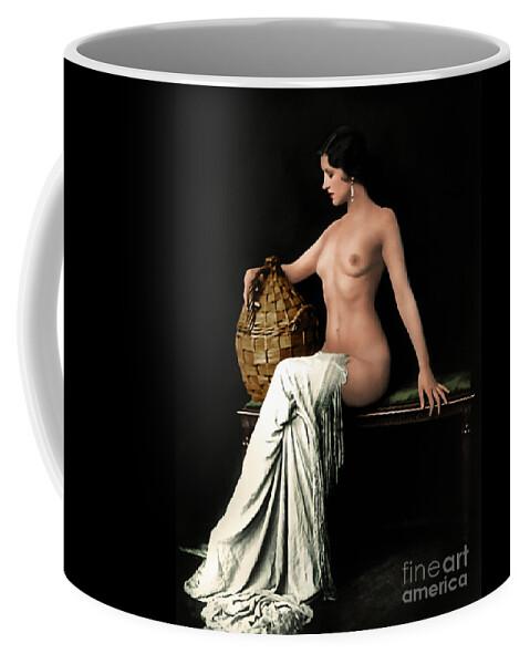 Ziegfeld Girl Coffee Mug featuring the digital art Ziegfeld Girl by Franchi Torres