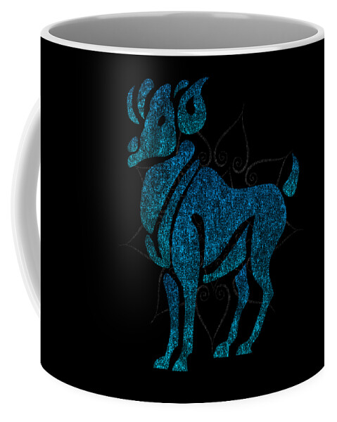 Funny Coffee Mug featuring the digital art Zodiac Sign Pisces by Flippin Sweet Gear