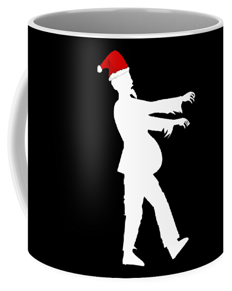 Christmas 2023 Coffee Mug featuring the digital art Zombie Santa by Flippin Sweet Gear