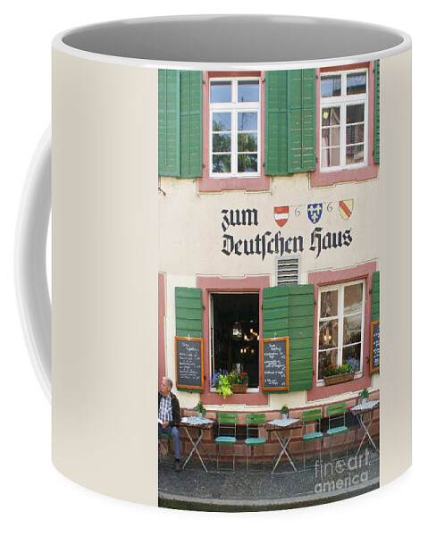 Zum Deutschen Haus Coffee Mug featuring the photograph Zum Deutschen Haus by Flavia Westerwelle