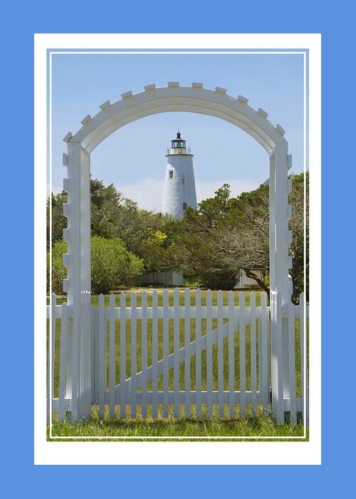 North Carolina Greeting Card featuring the photograph Ocracoke Island Lighthouse by Mike McGlothlen