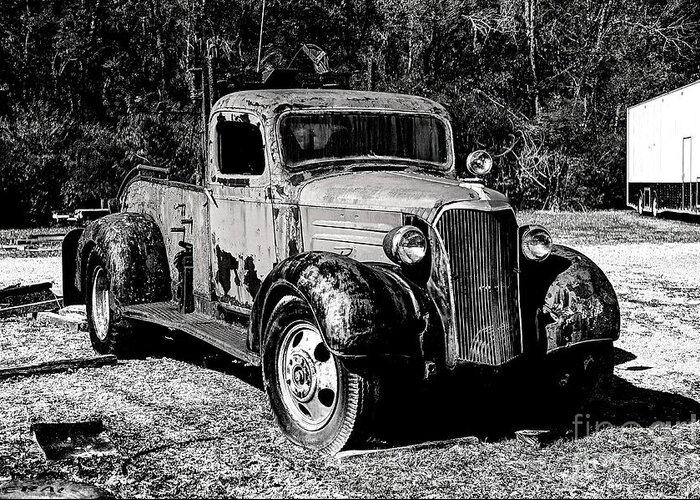 Hdr Greeting Card featuring the photograph 1937 Chevy Wrecker by Paul Mashburn