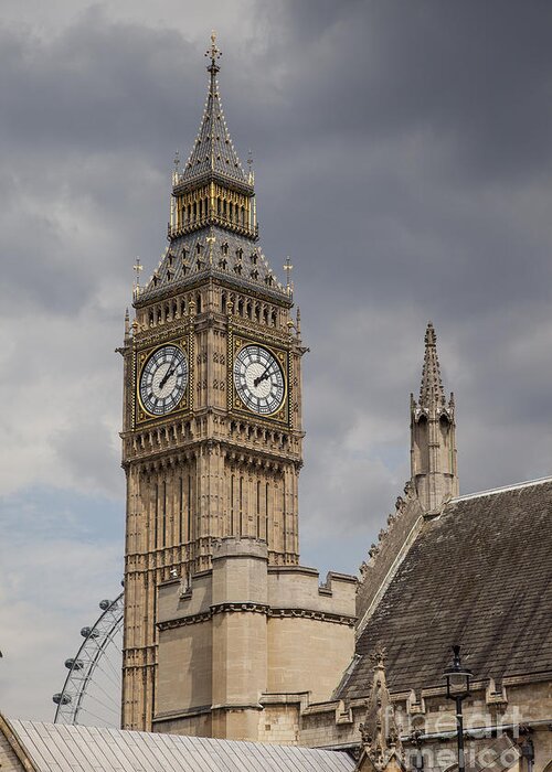 Big Ben Greeting Card featuring the photograph Big Ben #1 by Timothy Johnson