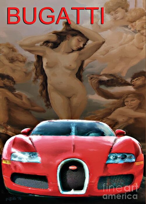 Bugatti Greeting Card featuring the photograph Bugatti #1 by Tom Griffithe