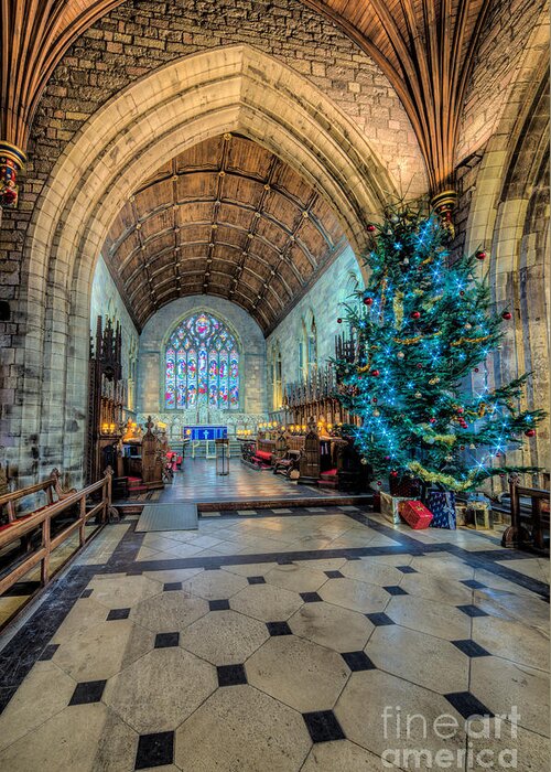 Christmas Greeting Card featuring the photograph Christmas Tree #1 by Adrian Evans