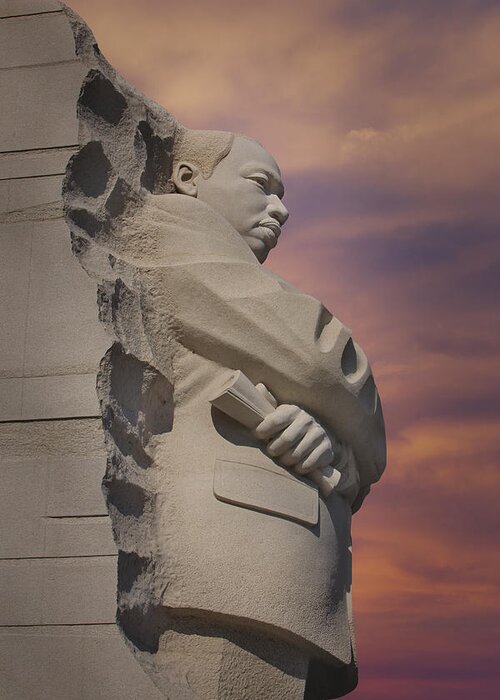 District Of Columbia Greeting Card featuring the photograph Dr. Martin Luther King Jr Memorial #1 by Susan Candelario