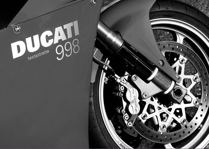 Ducati Testastretta 998 Greeting Card featuring the photograph Ducati Testastretta 998 #1 by Jill Reger
