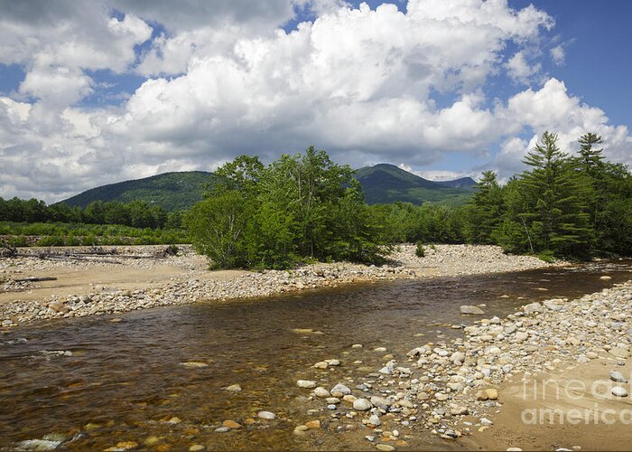 East Branch Of The Pemi Greeting Card featuring the photograph East Branch of the Pemigewasset River - Lincoln New Hampshire #1 by Erin Paul Donovan