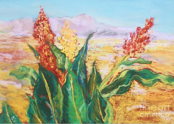 El Paso Greeting Card featuring the painting El Paso #1 by Melinda Etzold