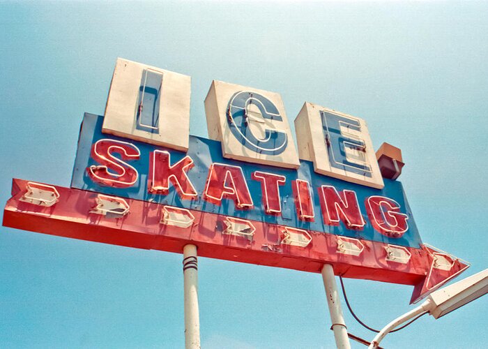 Ice Skating Greeting Card featuring the photograph Ice Skating #2 by Matthew Bamberg