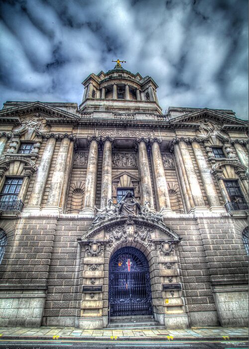 Hdr Greeting Card featuring the photograph Justice #1 by Ross Henton