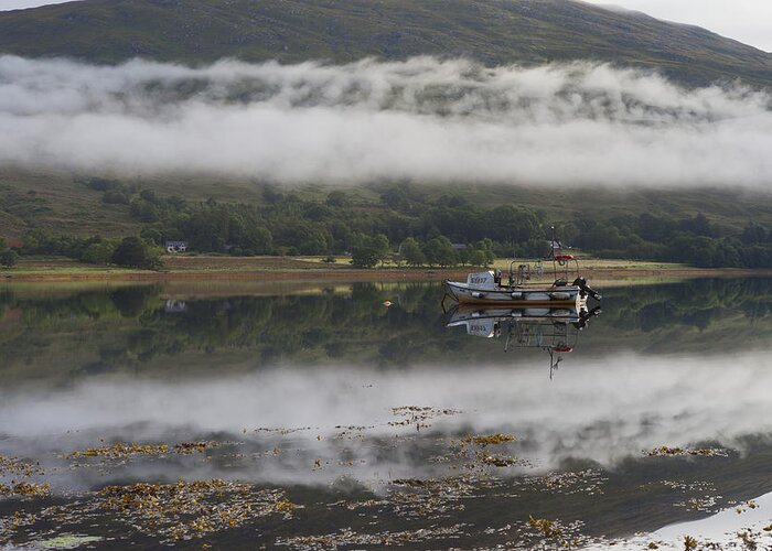 Loch Eil Greeting Card featuring the photograph Loch Eil Reflections #1 by Nick Atkin